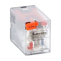 Průmyslové relé 2 zap/vyp 7A 230VAC+ LED
