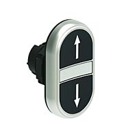 LOVATO Hlavice LPCBL7191 ovládací dvoutlačítková "↑-↓" černá/černá