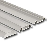 MCLED Profil Al 30x7mm, PX přisazený, matný difuzor, komplet, 1m