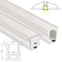 Profil AL 24/20mm AC matný 2m komplet