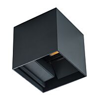 KANLUX LED Svítidlo REKA 7W 4000K čtverec, černý chrom