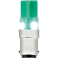 Žár. baj. B15D 230VAC LED zelená 40964