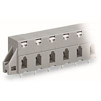 WAGO Svorka 741-526 na desky plošných spojů Tlačítko 2,5 mm², šedá