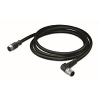 WAGO Kabel 756-5402/060-010 pro senzor / akční člen zásuvka M12A přímá zástrčka M12A úhlová 1m