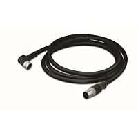 WAGO Kabel 756-5509/040-020 pro senzor / akční člen Zásuvka M8 úhlová Zástrčka M12A přímá 2m