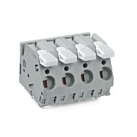 WAGO Svorka 2706-254 na desky plošných spojů Páčka 6 mm², šedá