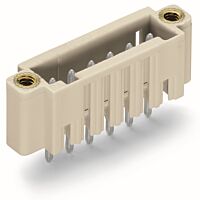 WAGO Konektor 734-136/108-000 s pájecími piny THT Pájecí kontakt 1,0 × 1,0 mm Rovné provedení, šedá