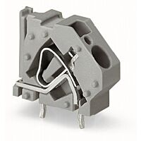 WAGO Svorka 745-848 s možností řadového připojení na DPS, 6 mm² Rozteč 10 mm, zelená