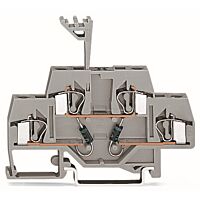 WAGO Svorka 281-635/281-489 pro moduly Dvoupatrová S 2 diodami 1N4007, šedá