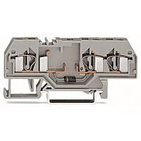 WAGO Svorka 281-673/281-401 pro moduly 3vodič. S diodou 1N5408, šedá