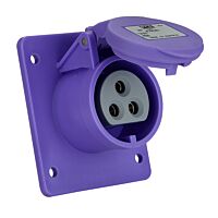 Zásuvka 16A/24V 2-pól. vest.přímá IP44