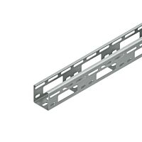 NIEDAX Rozvodný žlab, ve tvaru C, 50x50x3000 mm, t=1,5 mm, děrovaný, bez spojky RSV 50.050 E3
