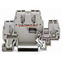 WAGO Svorka 870-523/281-590 pro moduly Dvoupatrová Se supresorovou diodou, šedá