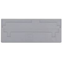 Přepážka WAGO 283-326 přesah 2mm šedá