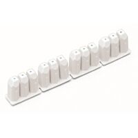 WAGO Zarážka 726-901 izolační 0,08–0,2 mm² „e“ (0,14 mm² „f“); 4× 3 ks/pás; Bílá