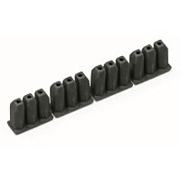 WAGO Zarážka 726-907 izolační 0,25–0,5 mm² „e+f“; 4× 3 ks/pás; Tmavě šedá