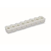 WAGO Zarážka 734-671 izolační 0,08–0,2 mm² „e“ (0,14 mm² „f“); 8 ks/pás; Světle šedá
