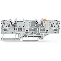 WAGO Svorka 2002-1568 2vodičová základní na DIN Lištu 35 x 15 a 35 x 7,5, 2,5 mm², bílá