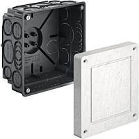 KAISER Krabice s minerálním víčkem 107x107x72 mm, pod omítku