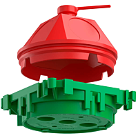 KAISER Krabice konická 45°, průměr 60 mm stropní pro světla, do betonu