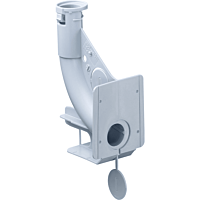 KAISER Stropní a stěnová přechodka tvar kolínko 90°, ? 20 mm, do betonu