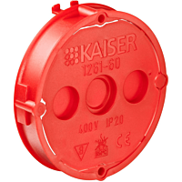 KAISER Krycí víčko výška 14,5 mm pro omítání, do betonu