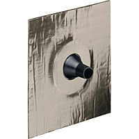 KAISER Těsnící manžeta ALU-Butyl 150x150x30 mm pro vedení průměr 15-22 mm