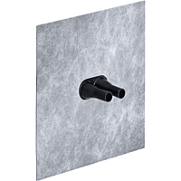 KAISER Těsnící manžeta Vlies-Butyl 150x150x30 mm pro 2 ks vedení průměr 8-12 mm