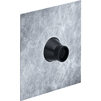 KAISER Těsnící manžeta Vlies-Butyl 150x150x30 mm pro 2 ks vedení průměr 15-22 mm
