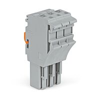 WAGO Svorka 2022-103/999-953 1vodičová pružinová Push-in CAGE CLAMP®, 4 mm², šedá