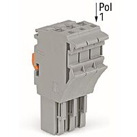WAGO Svorka 2022-104/999-953 1vodičová pružinová Push-in CAGE CLAMP®, 4 mm², šedá