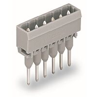 WAGO Konektor 231-171/003-000 (vidlice) pro řadové svorky Kolíky 1,2 × 1,2 mm Rovné provedení, šedá