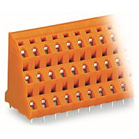 WAGO Svorka 737-603 třípatrová na desky plošných spojů 2,5 mm² rozteč 7,62 mm, oranžová