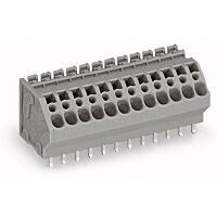 WAGO Svorka 745-103 na desky plošných spojů 4 mm² Rozteč 5 mm, šedá
