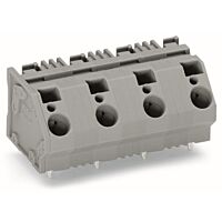 WAGO Svorka 745-1452 na desky plošných spojů 6 mm² Rozteč 15 mm, šedá