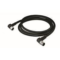 WAGO Kabel 756-5510/030-020 pro senzor / akční člen Zásuvka M8 úhlová Zástrčka M12A úhlová 2m