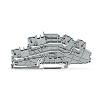 WAGO Svorka 2003-6649 Instalační patrová 2,5 mm² s ovládacími otvory, šedá
