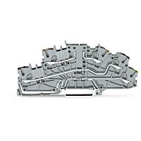 WAGO Svorka 2003-6660 Instalační patrová 2,5 mm² s ovládacími otvory, šedá