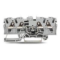 WAGO Svorka 2004-1411/1000-401 pro moduly 4 vodiče S diodou 1N5408, šedá