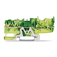 WAGO Svorka 2022-1407/999-953 základní PE – 2 vodiče / 2 piny 2,5 mm² Vhodná pro aplikace Ex nA, zelenožlutá