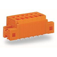 WAGO Svorka 739-342/001-000 na desky plošných spojů 1,5 mm² Rozteč 3,81 mm, oranžová