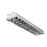 MODUS I 2x36 W hliník dvojitá parabola 625 s el. předřadníkem DALI