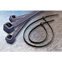 WAPRO Pásek vázací 100x2,5mm, PA, UV černá (100ks)