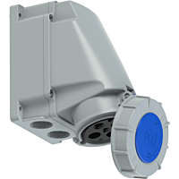 PCE Zásuvka 63A/230V 4-pólová POWER TWIST IP67