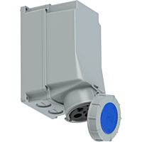 Zásuvka 125A/230V 4-pól. IP67 nás.