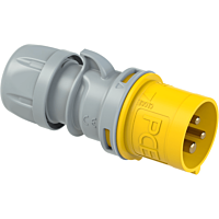 PCE Vidlice 16A/110V 3-pólová TURBO TWIST IP44