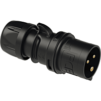 PCE Vidlice 16A/230V 3-pólová MIDNIGHT IP44