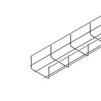 NIEDAX Drátěný žlab, ve tvaru U, 60x100 mm, d=3,5 mm, nerez, 1.4301/AISI 304 GR 60.100 E3