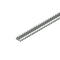 NIEDAX C-profilová lišta s drážkou 11 mm, 25x10x2000 mm, t=1,5 mm, bez děrování, ocel, pásově zinkovaná DIN EN 10346 2914/2 SO