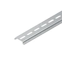 NIEDAX Nosná lišta TS35, kloboukový profil, 35x7,5x2000 mm, t=1,0 mm, děrovaná, ocel, pásově zinkovaná DIN EN 10346 2933/2 SL